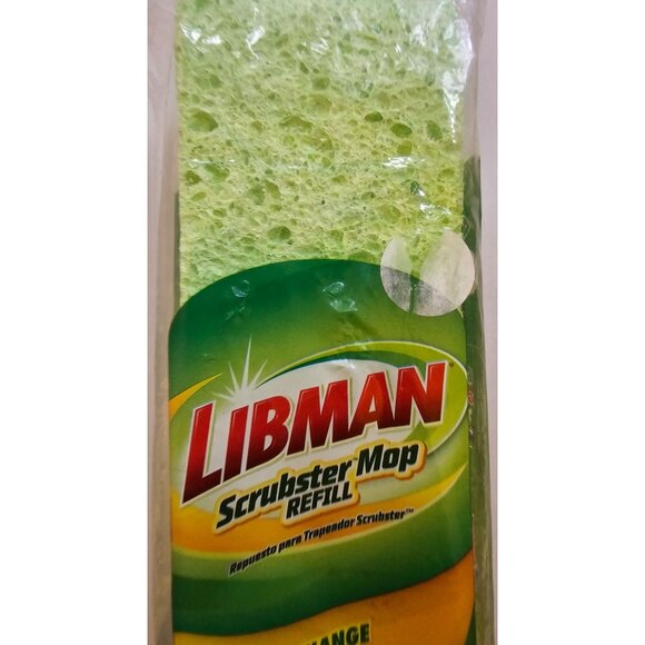 Libman Scrubster Mop Refill Easy Change Super Absorbent Cellulose Surface 1 ct - Picture 5 of 8